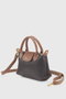 Zoozie Bags 255 - Black v4 Bolso de Hombro de Cuero PU Negro para Mujer Elegante y Sofisticada